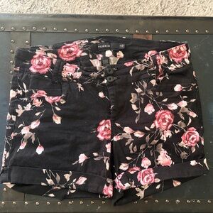 Torrid Black Floral Women's Shorts
